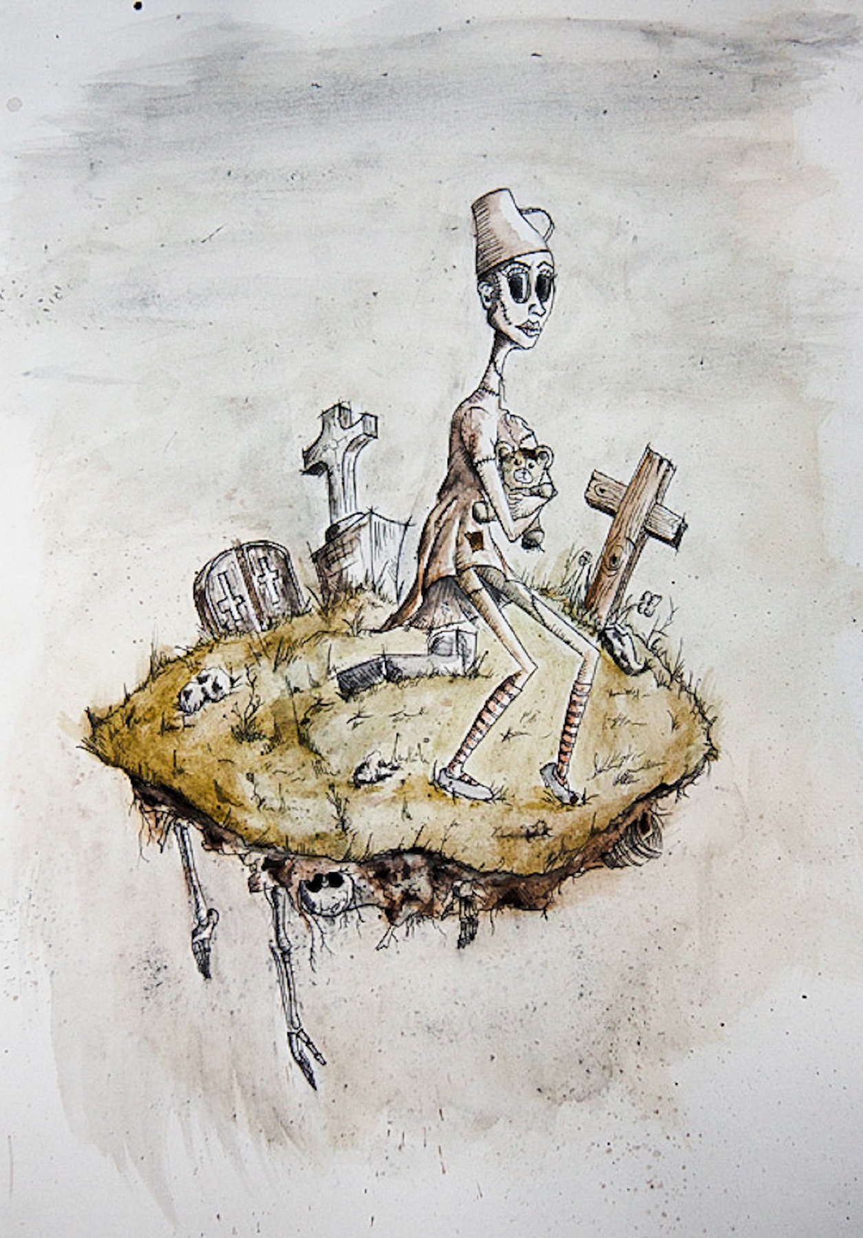 Drawing and painting work