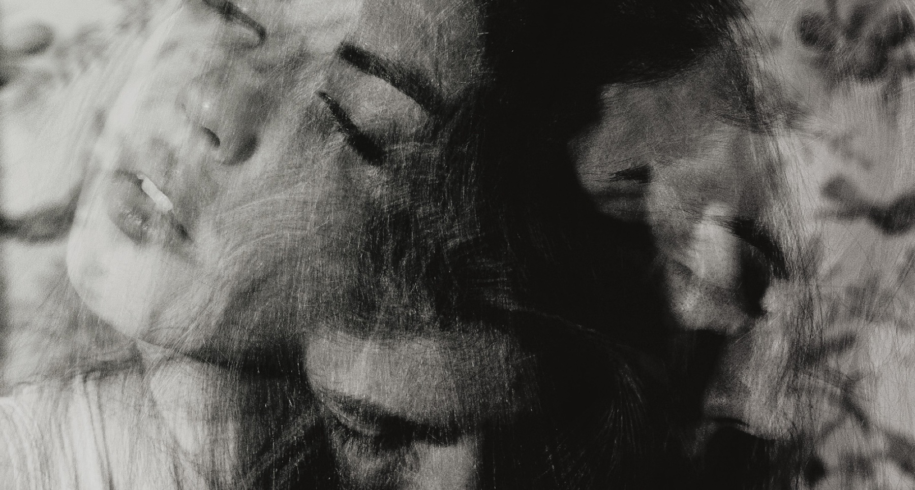 Double-exposure portrait